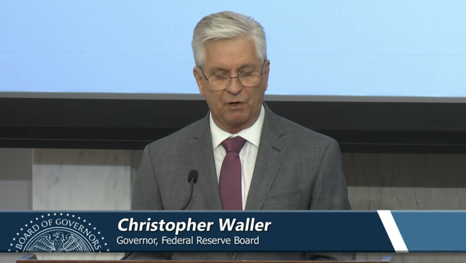 Christopher J. Waller, członek Rady Fed - GNcrypto