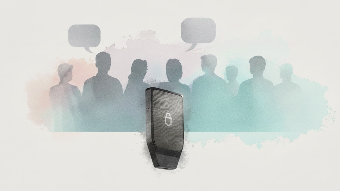 Reakcje Nicolasa Bacci z Ledger i innych na portfel Trezor Safe 7