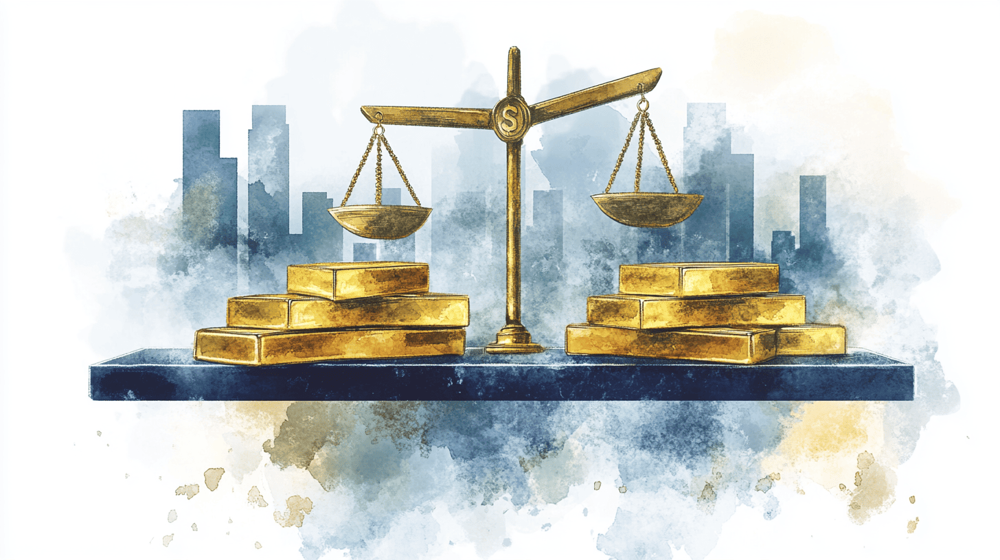 Fed sygnalizuje ostrożność, a złoto spada do tygodniowego minimum