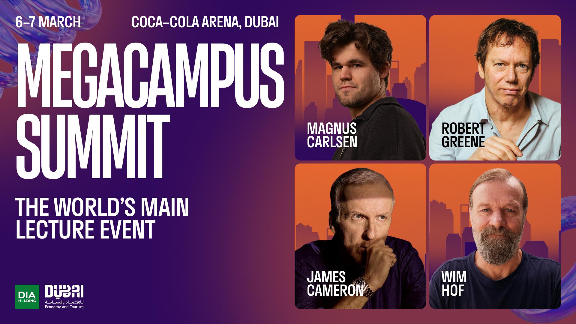 Megacampus Summit Dubai 2026 announces James Cameron lineup - GNcrypto