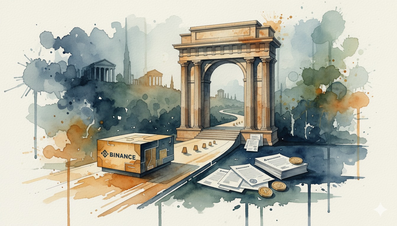 Binance seeks EU-wide MiCA license via Greece