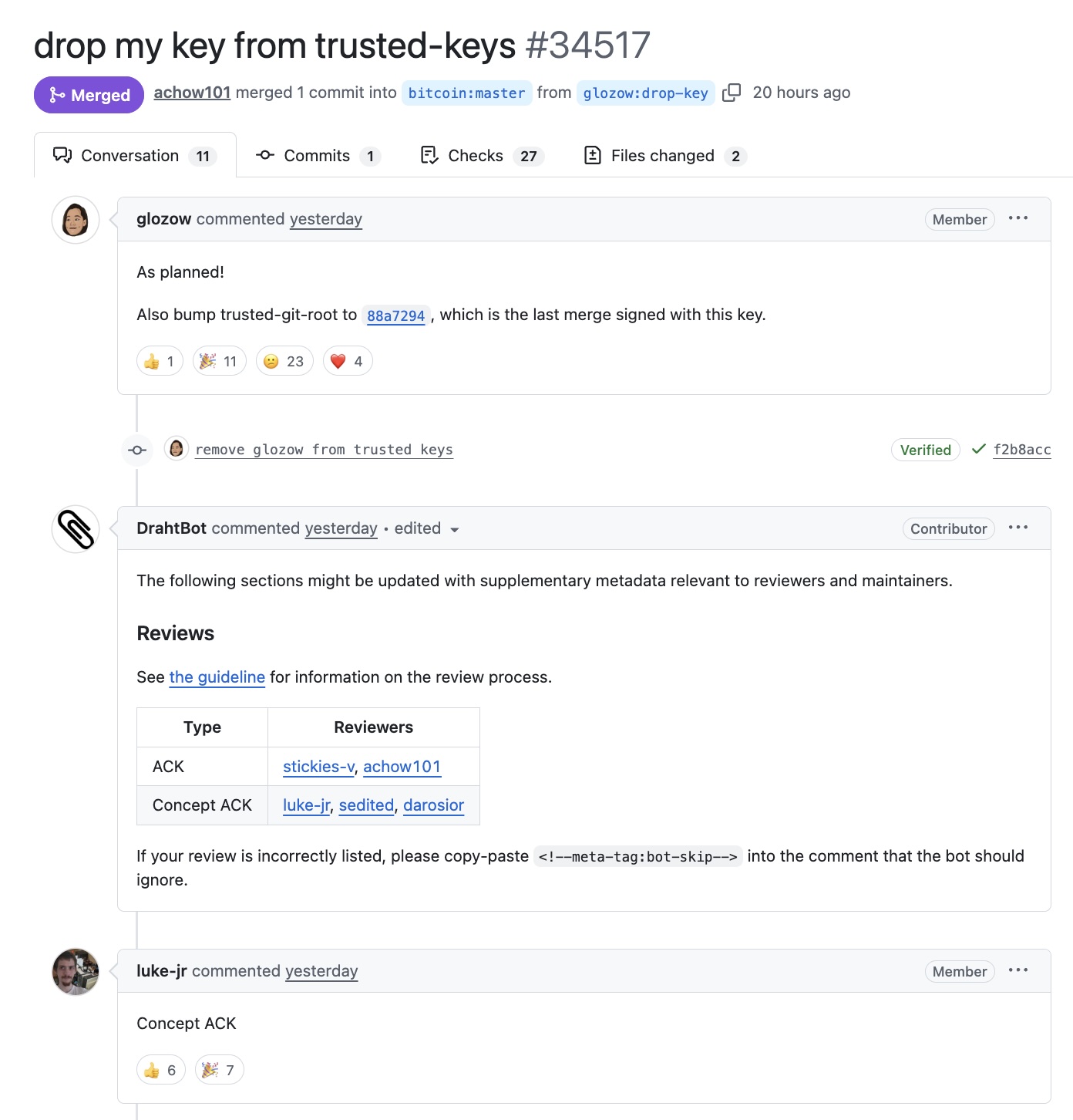Bitcoin Core maintainer Gloria Zhao steps down and revokes signing key - GNcrypto