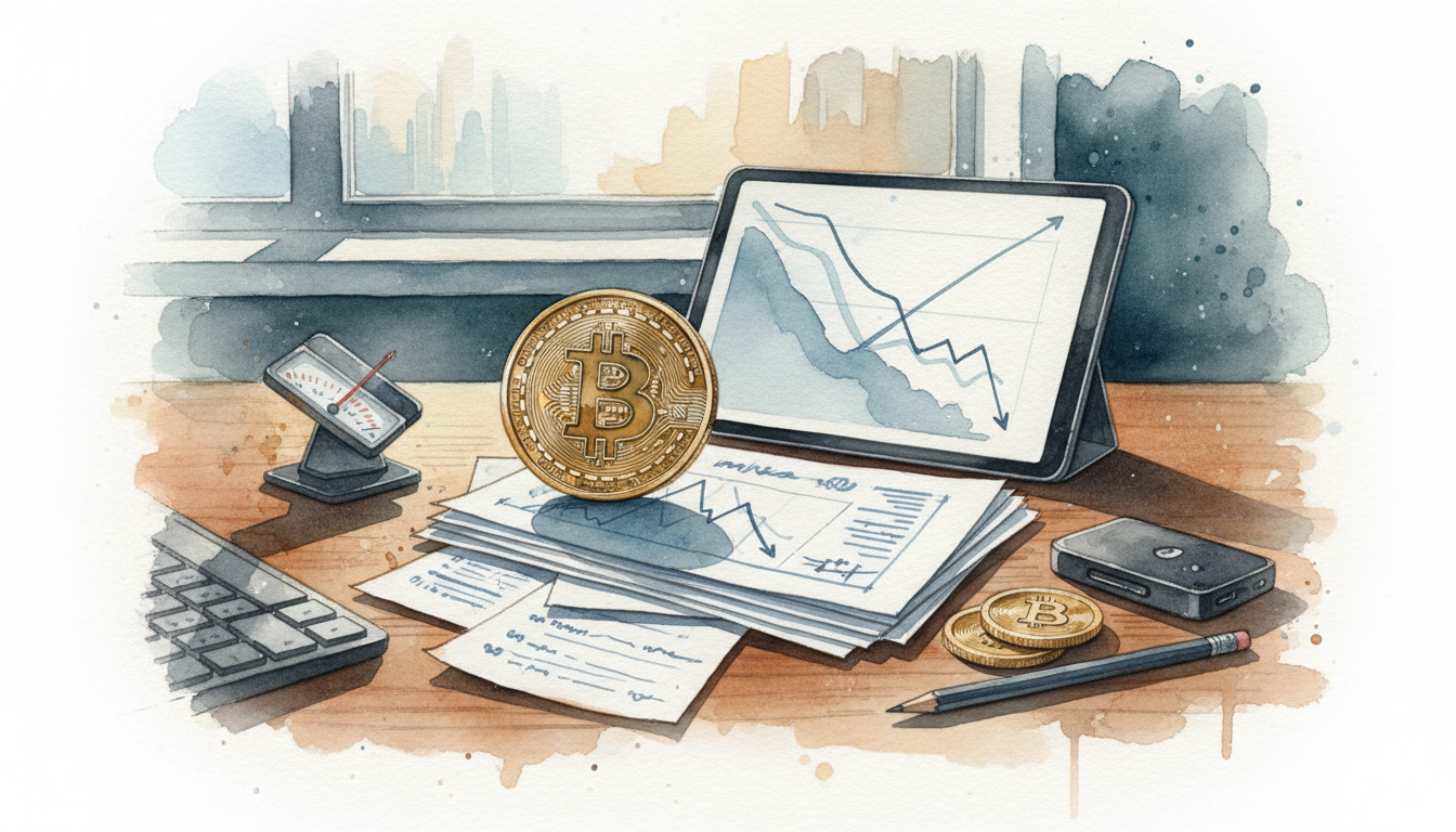 Bitcoin slump lifts Polymarket downside odds