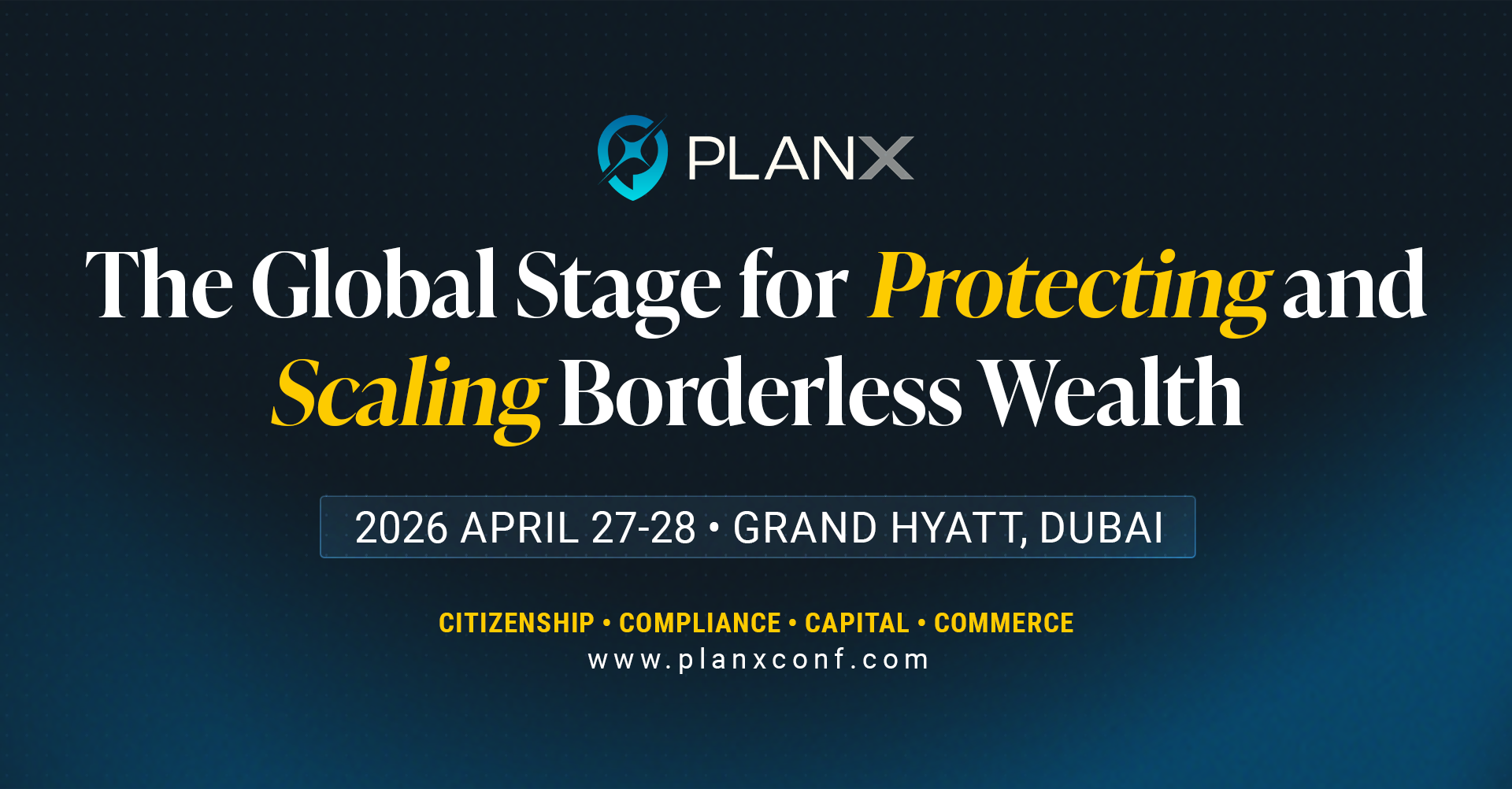 PlanX 2026 Dubai: citizenship, offshore structuring, and crypto planning - GNcrypto