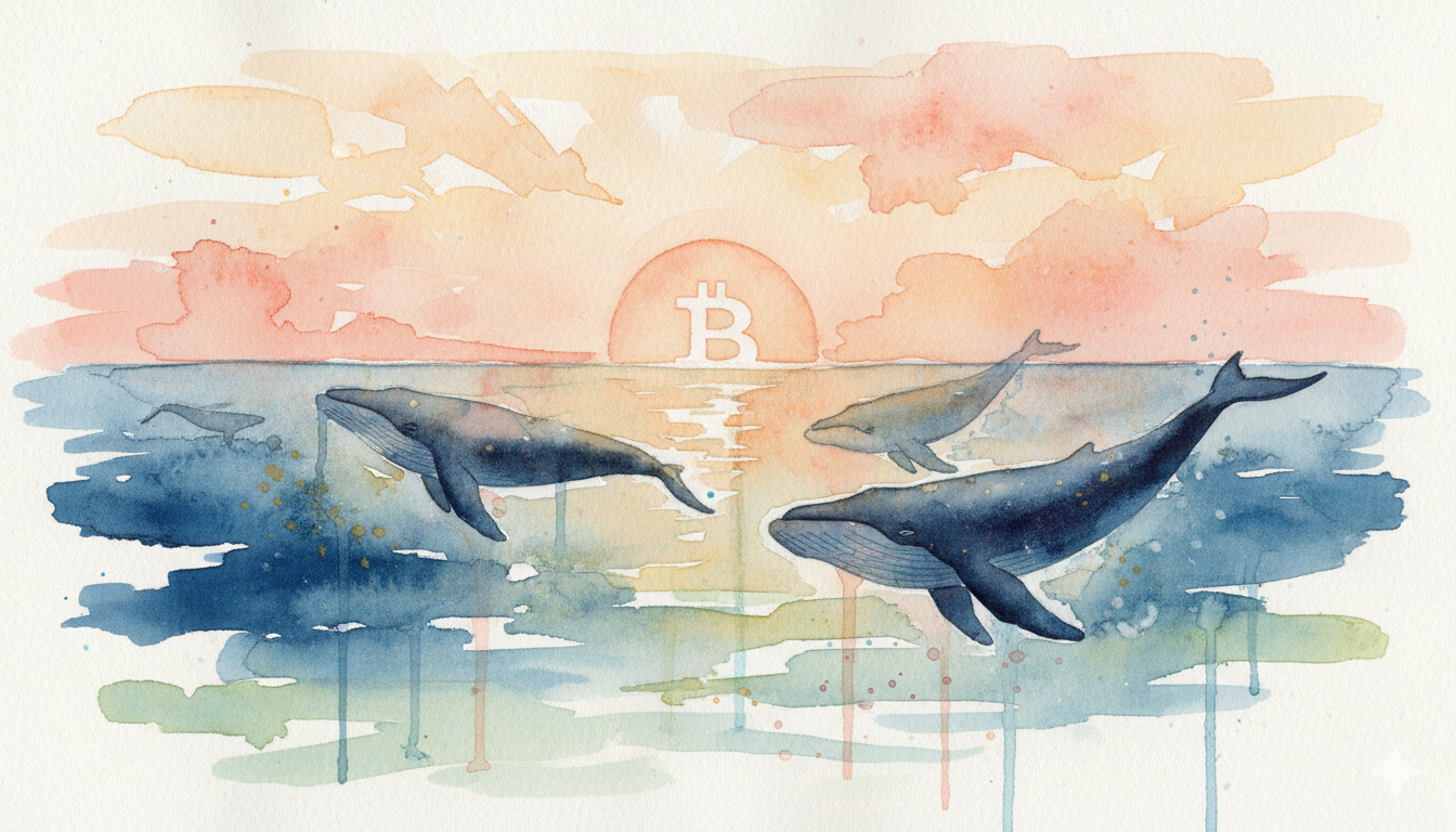 Whales’ Bitcoin share hits 9-month low as retail buys