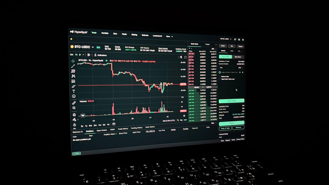 What the Hyperliquid trading terminal looks like - GNcrypto