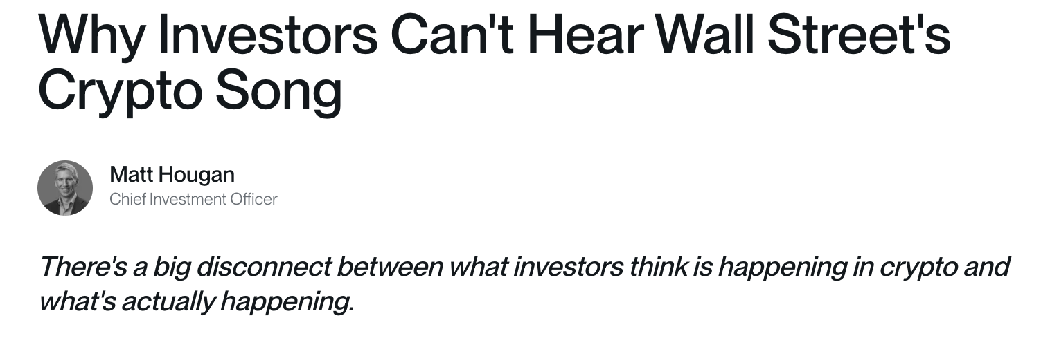 Matt Hougan's memo - GNcrypto