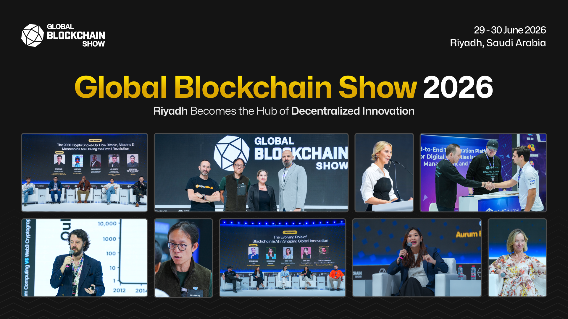 Global Blockchain Show 2026 moves to Riyadh - GNcrypto