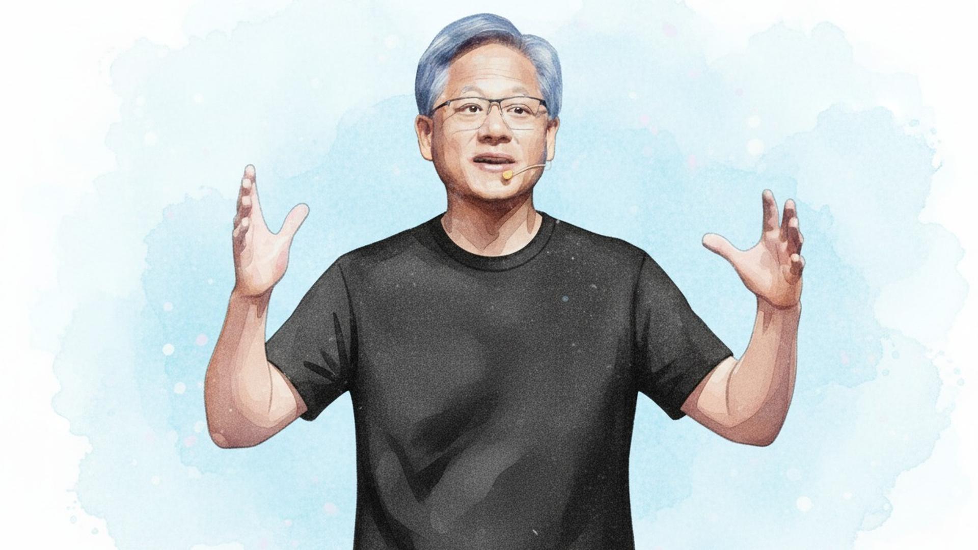 Nvidia’s Jensen Huang says AI multitrillion-dollar buildout will boost jobs