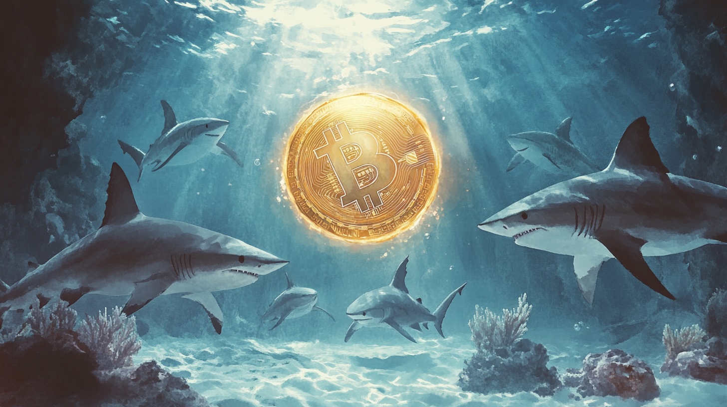 Bitcoin sharks add 61,568 BTC as Middle East tensions rise
