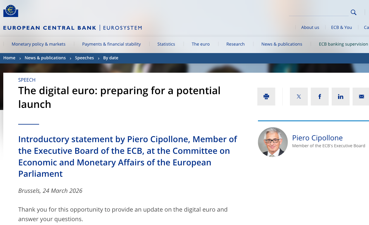 ECB to publish digital euro rulebook by summer; pilot in H2 2027 - GNcrypto