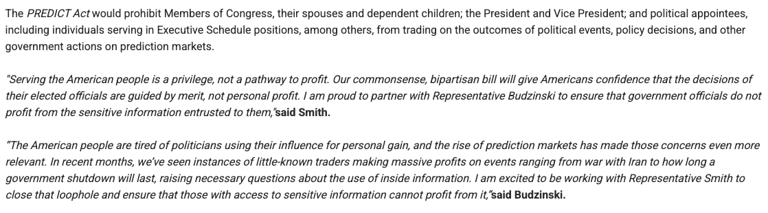 PREDICT Act Would Bar Congress, President From Prediction Markets - GNcrypto