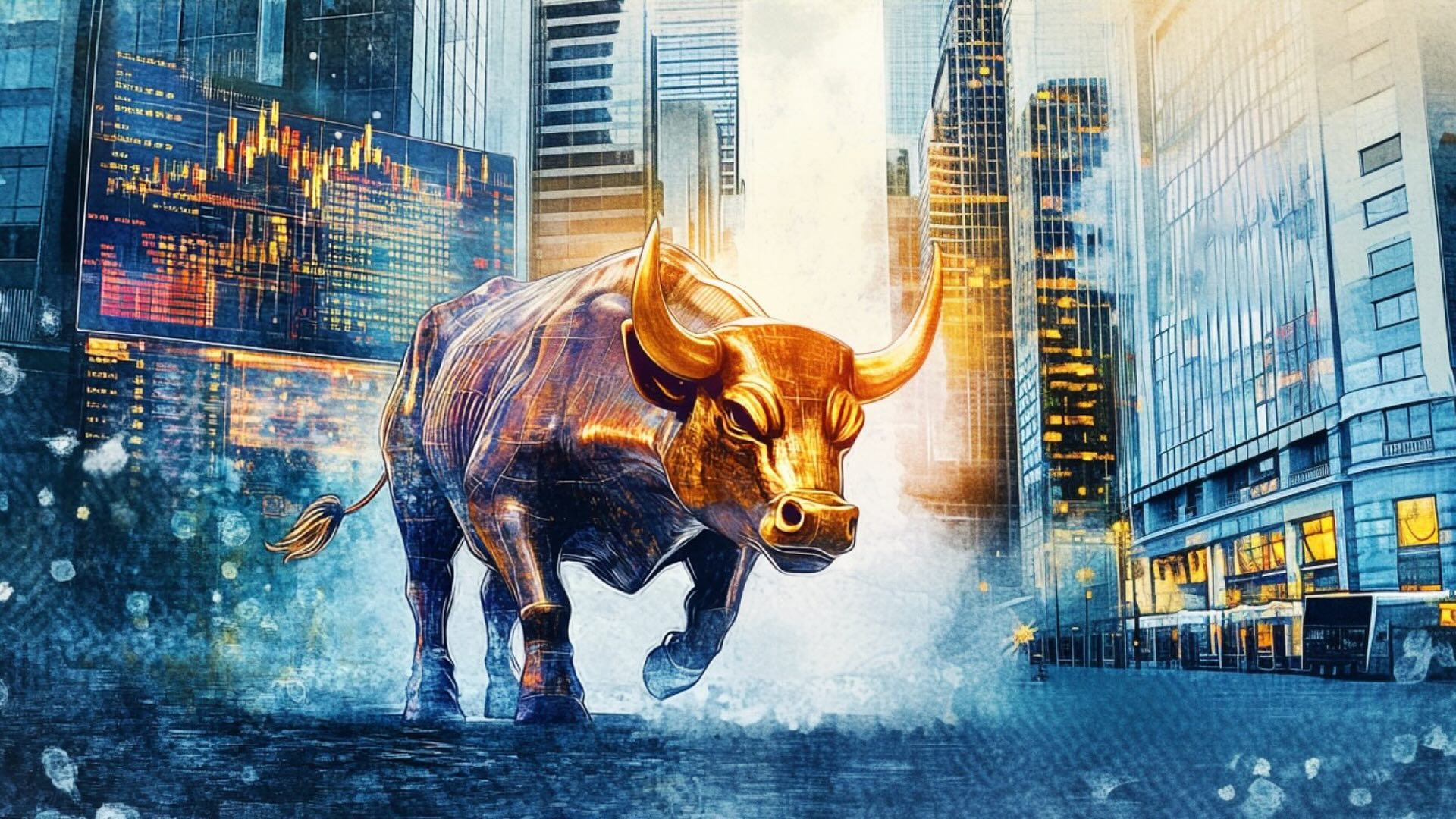 Tech rally sends Nasdaq, S&P to records as Bitcoin nears K