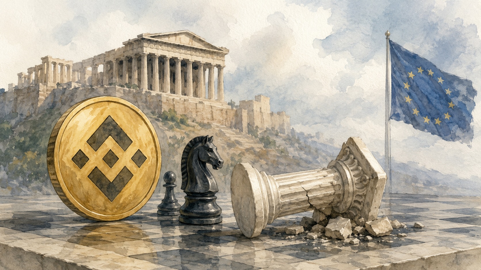 Binance відкликала заявку на ліцензію MiCAR у Греції
