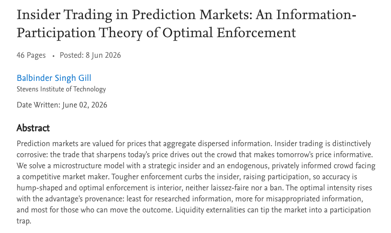 Researcher: Ban on insider trading would harm prediction markets - GNcrypto