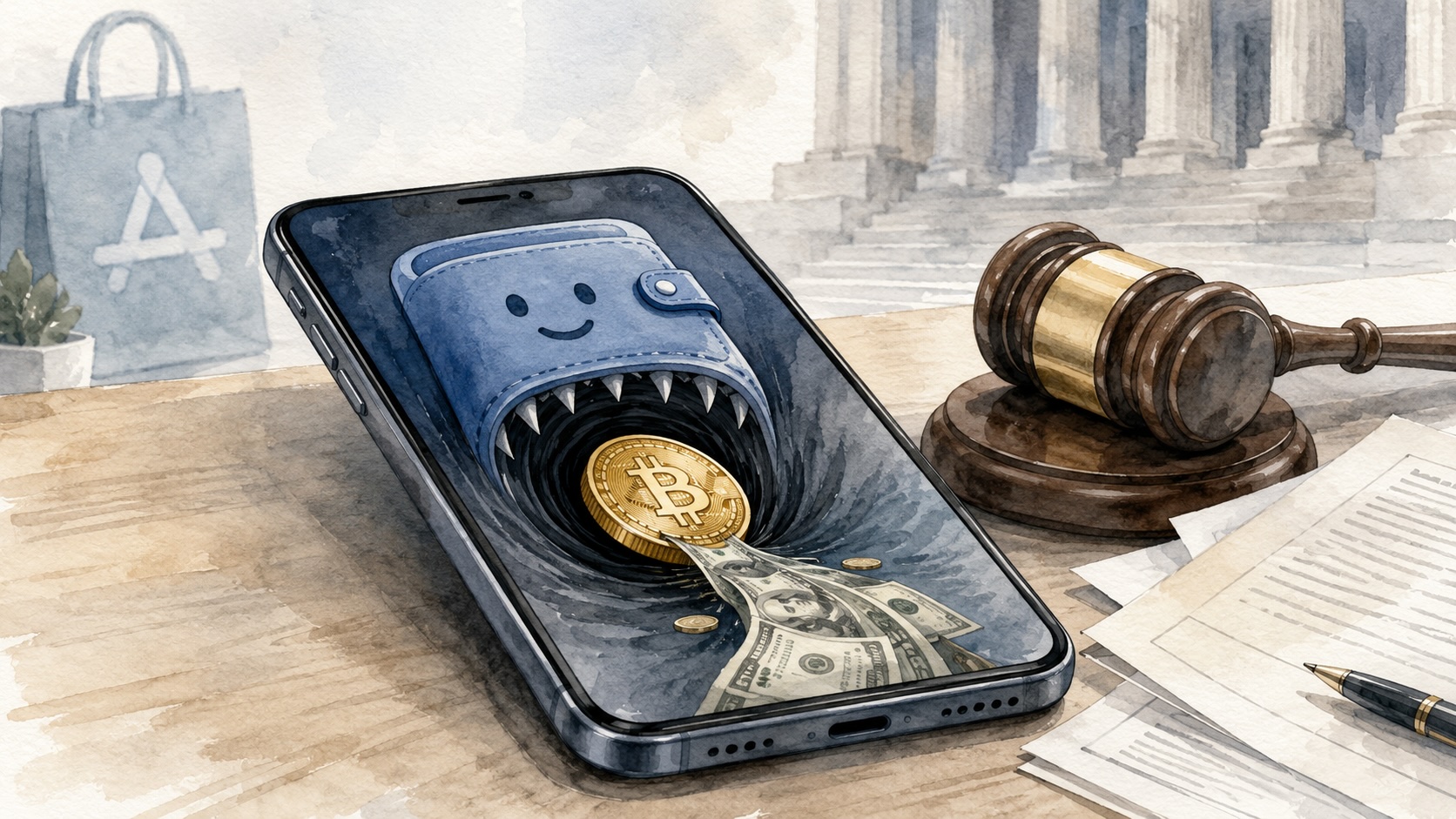 Apple sued after users lose .8M to fake Bitcoin wallet