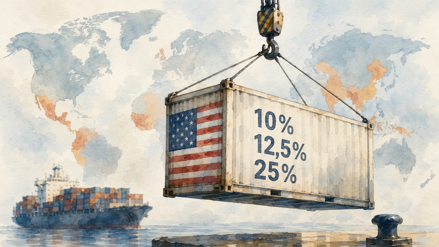 Трамп ввёл пошлины 10–12,5% на импорт из 60 стран