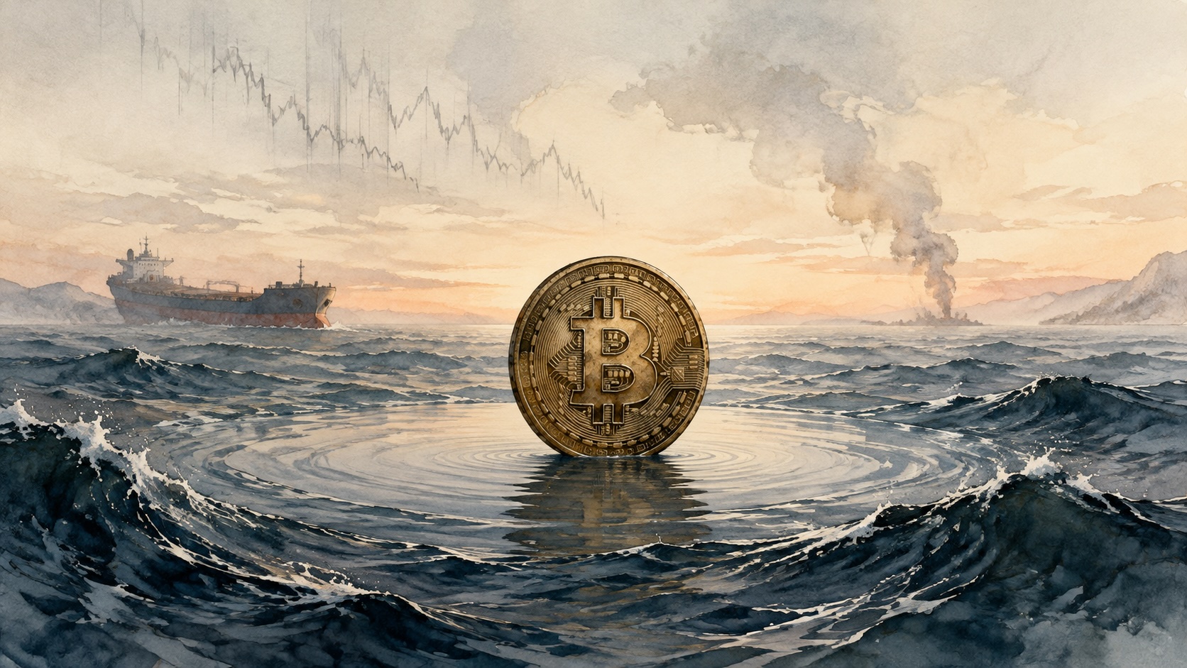 Atak USA na Iran. Bitcoin stabilny, bije złoto i Nasdaq