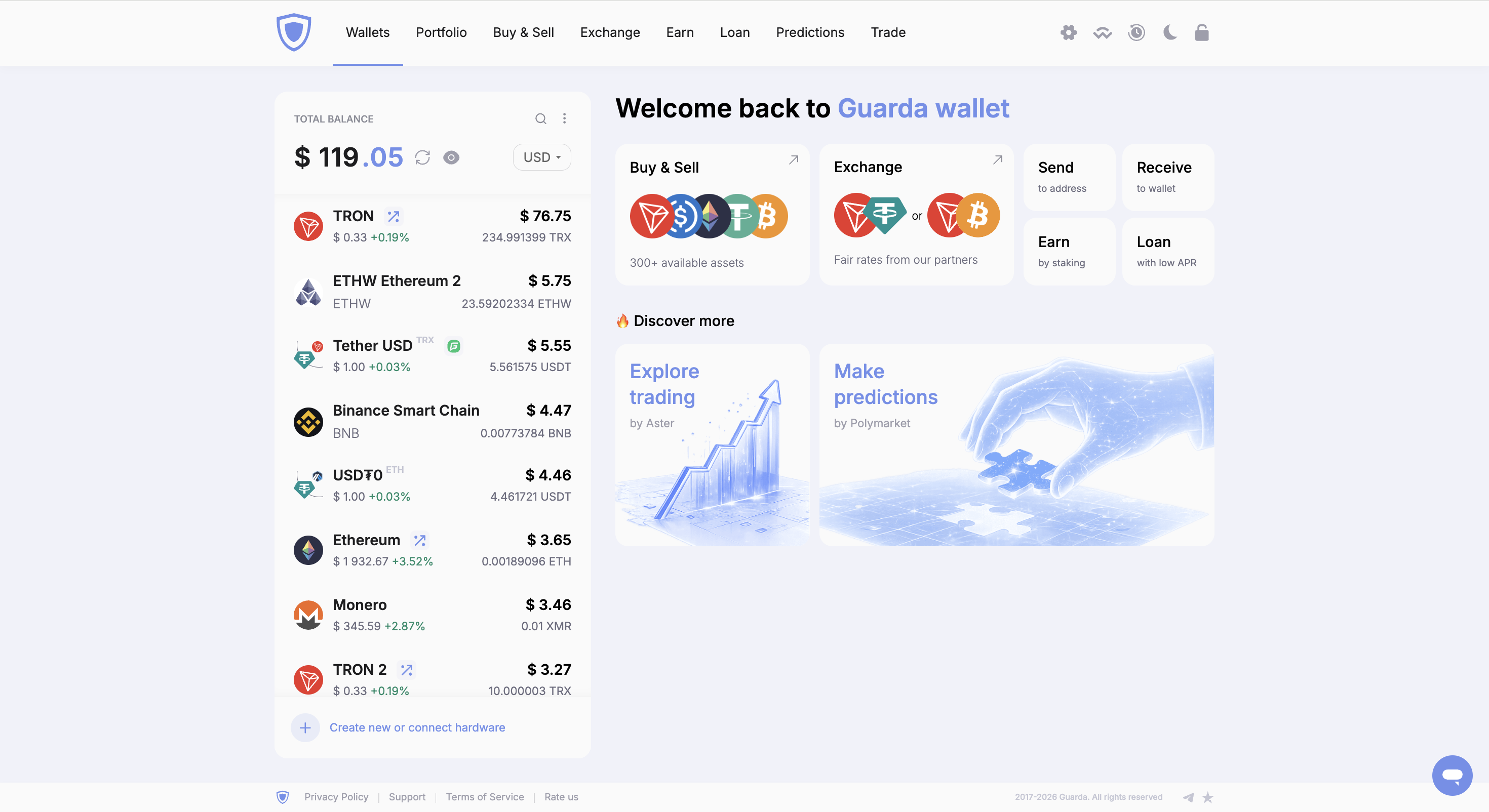 Guarda Wallet: Multi-Chain Crypto Management and Web3 in One Self-Custodial System