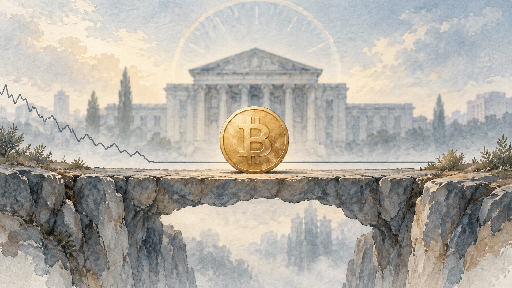 Биткоин удерживается около 000 перед итогами заседания ФРС