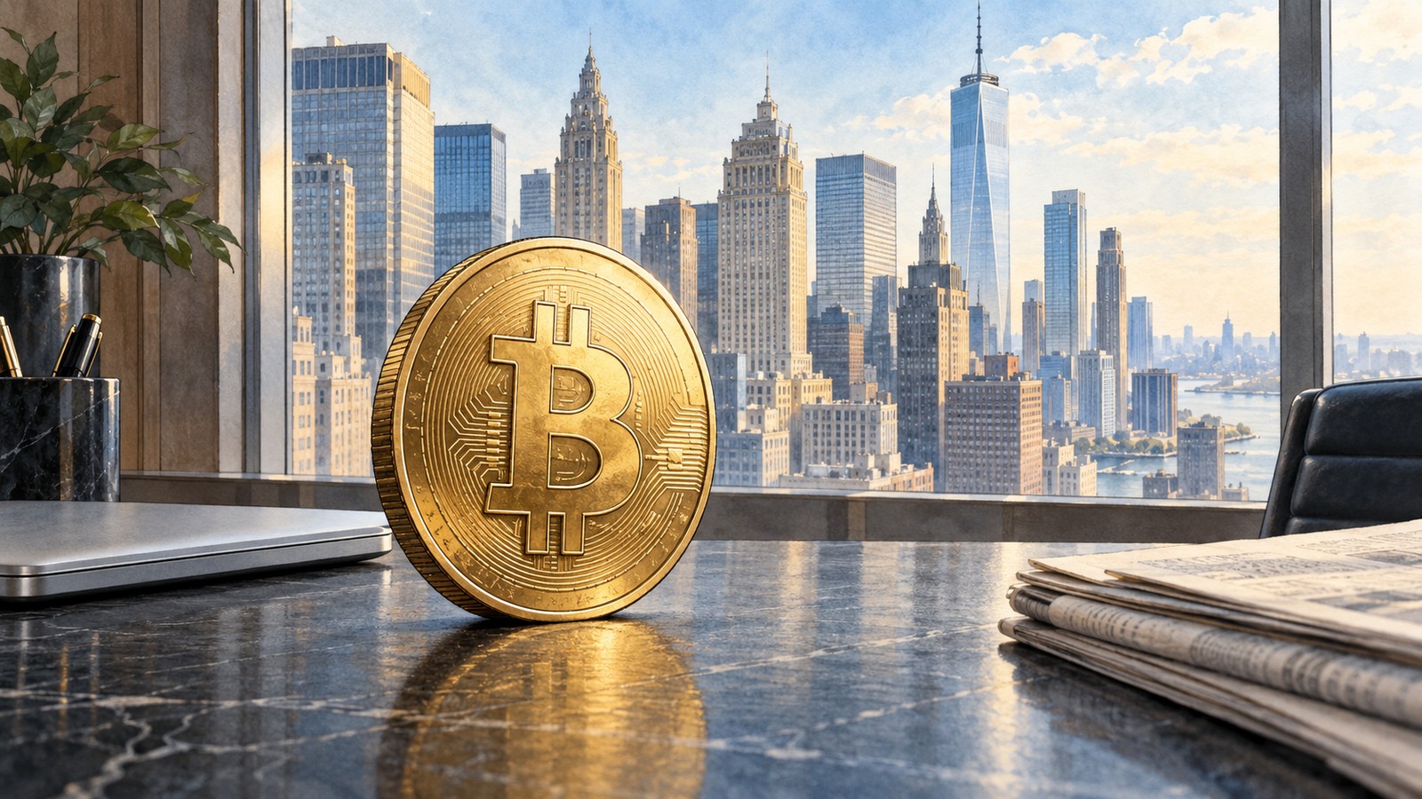 Биткоин восстановился до 687 на фоне роста акций