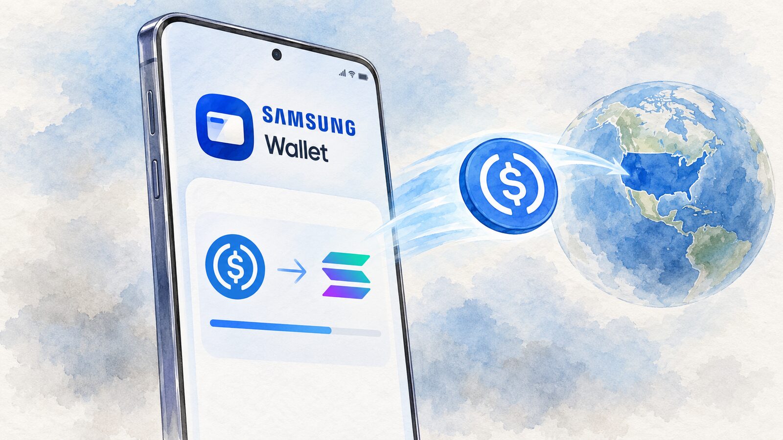 Samsung Wallet получит поддержку USDC в конце октября